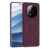 Xiaomi Redmi Note 14 Pro 4G Kılıf M-safe Şarj Özellikli Zore Ruby Sert Kapak