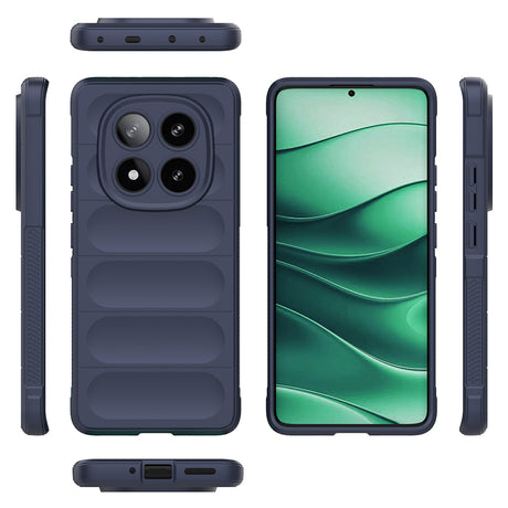 Xiaomi Redmi Note 14 Pro 5G Kılıf Esnek TPU Oyuklu Arka Yüzey Tasarımlı Zore Etnik Silikon Kapak