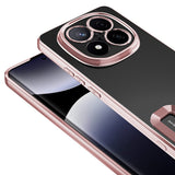 Xiaomi Redmi Note 14 Pro 5G Kılıf Kamera Korumalı Logo Gösteren Zore Omega Kapak