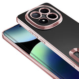 Xiaomi Redmi Note 14 Pro Plus Kılıf Kamera Korumalı Logo Gösteren Zore Omega Kapak