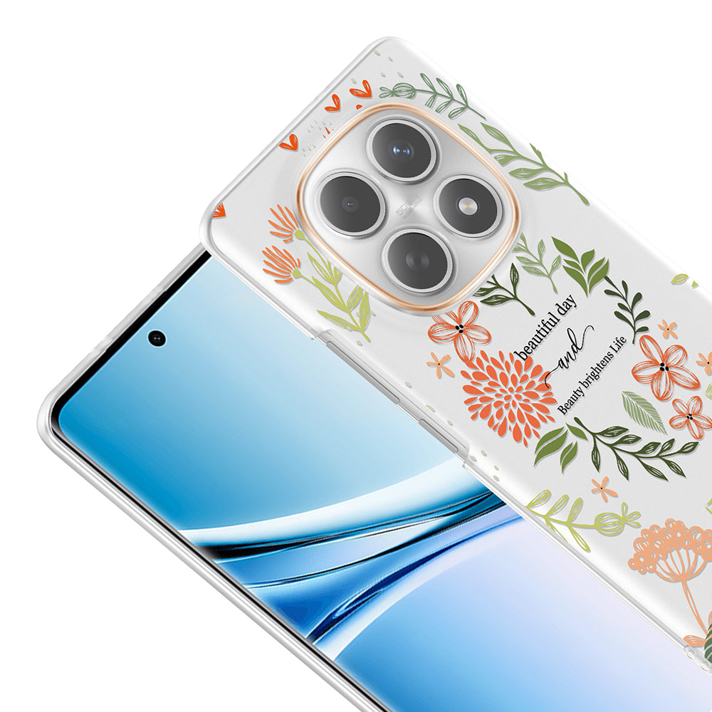 Xiaomi Redmi Note 15 4G Kılıf Kamera Korumalı Desenli Zore Klip Kapak
