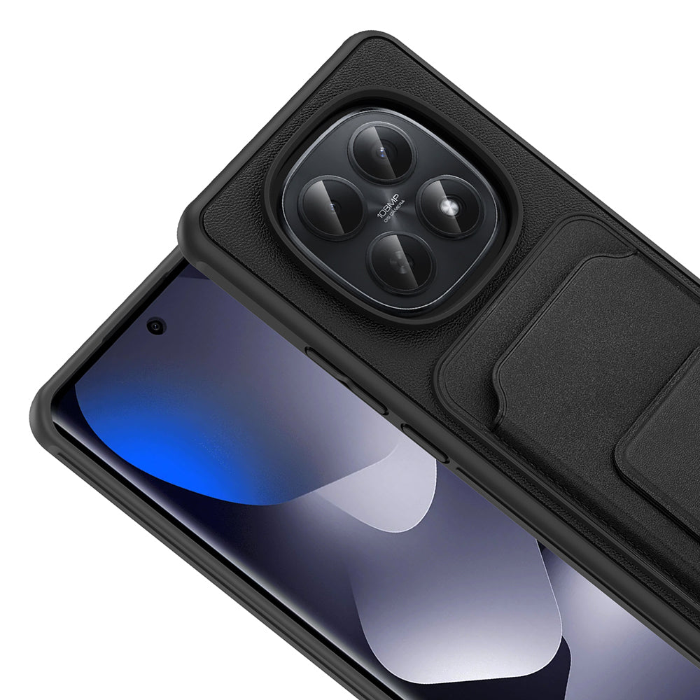 Xiaomi Redmi Note 15 4G Kılıf Kartlıklı TPU Zore Bikart Kapak