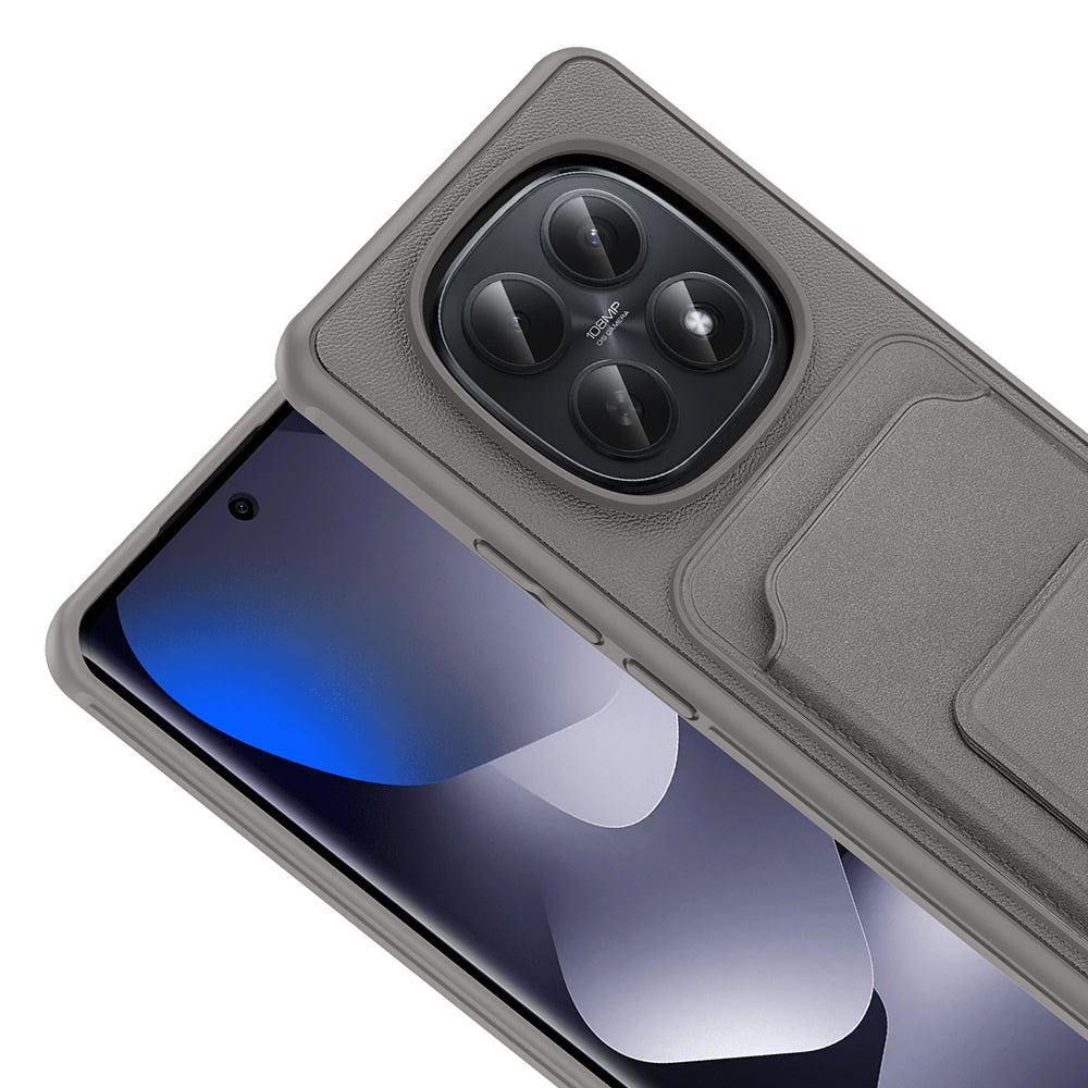 Xiaomi Redmi Note 15 4G Kılıf Kartlıklı TPU Zore Bikart Kapak