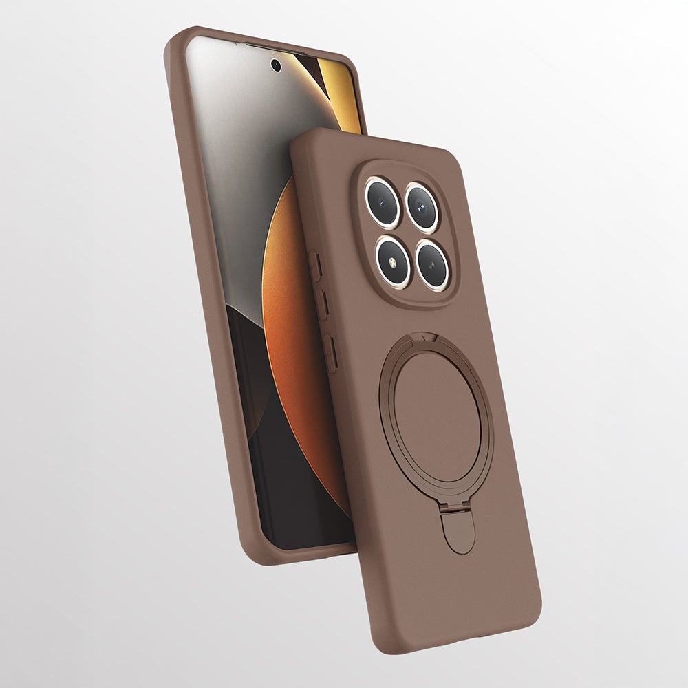 Xiaomi Redmi Note 15 4G Kılıf M-safe Şarj Özellikli Standlı Zore Samara Kapak