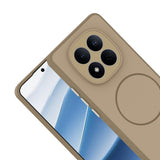 Xiaomi Redmi Note 15 4G Kılıf M-safe Şarj Özellikli Zore Tea Kapak