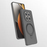 Xiaomi Redmi Note 15 5G Kılıf M-safe Şarj Özellikli Standlı Zore Samara Kapak