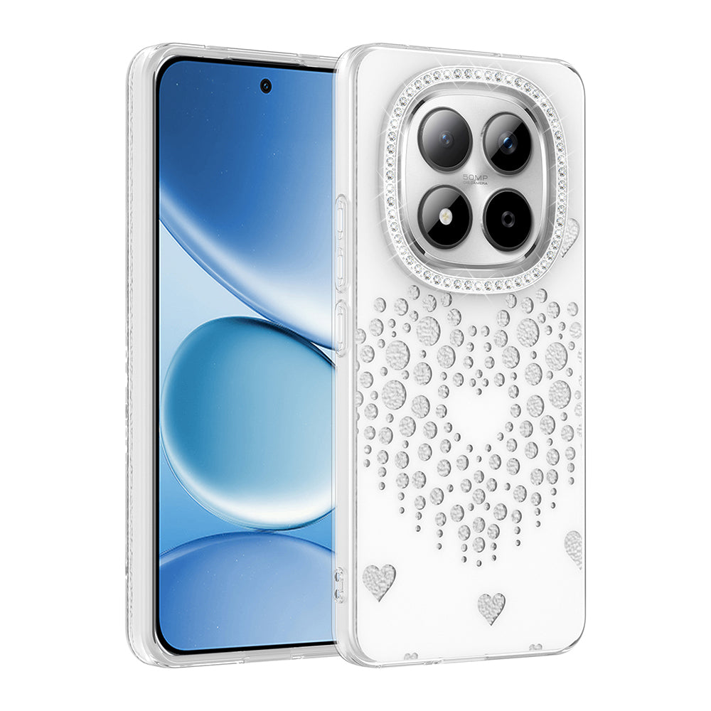 Xiaomi Redmi Note 15 Pro 4G Kılıf Damla Taşlı Zore Rivas Sert PC Kapak