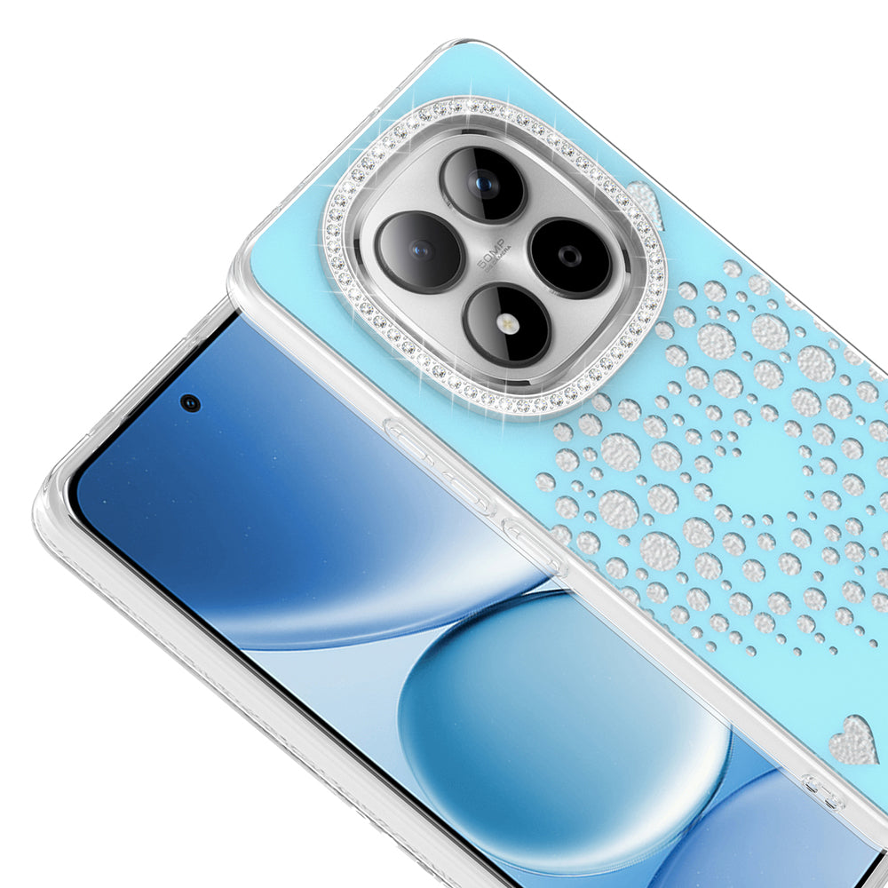 Xiaomi Redmi Note 15 Pro 4G Kılıf Damla Taşlı Zore Rivas Sert PC Kapak