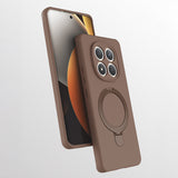 Xiaomi Redmi Note 15 Pro 4G Kılıf M-safe Şarj Özellikli Standlı Zore Samara Kapak