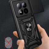 Xiaomi Redmi Note 15 Pro 4G Kılıf Magnetik Standlı Kamera Korumalı Zore Sürgülü Vega Kapak