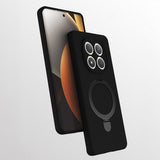 Xiaomi Redmi Note 15 Pro Kılıf M-safe Şarj Özellikli Standlı Zore Samara Kapak