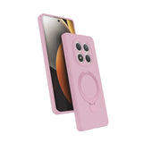 Xiaomi Redmi Note 15 Pro Kılıf M-safe Şarj Özellikli Standlı Zore Samara Kapak