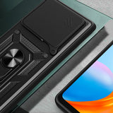 Xiaomi Redmi Note 15 Pro Kılıf Magnetik Standlı Kamera Korumalı Zore Sürgülü Vega Kapak