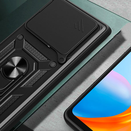 Xiaomi Redmi Note 15 Pro Kılıf Magnetik Standlı Kamera Korumalı Zore Sürgülü Vega Kapak