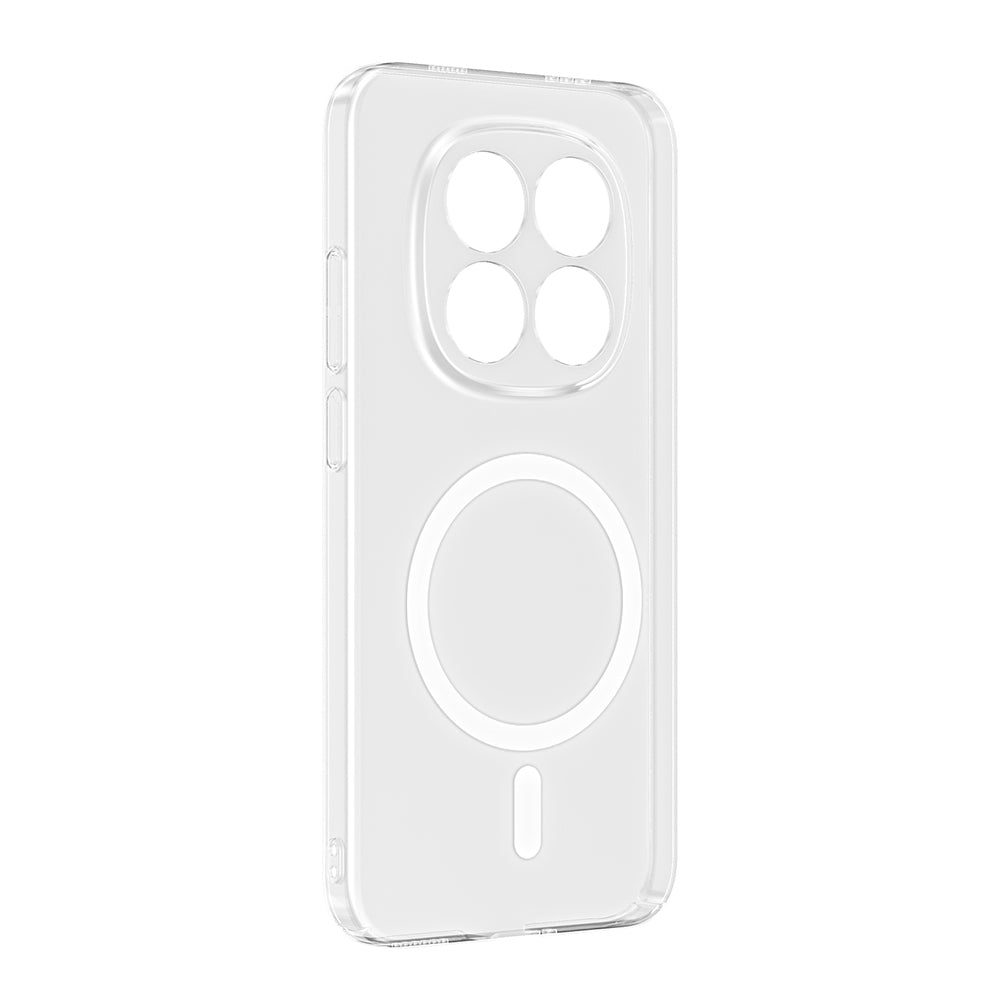 Xiaomi Redmi Note 15 Pro Plus Kamera Korumalı M-Safe Şarj Özellikli Şeffaf Zore London Sert PC Kapak