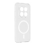 Xiaomi Redmi Note 15 Pro Plus Kamera Korumalı M-Safe Şarj Özellikli Şeffaf Zore London Sert PC Kapak