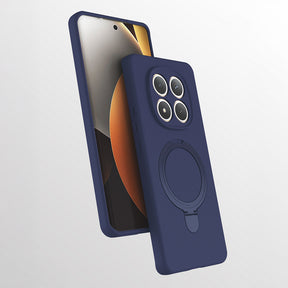 Xiaomi Redmi Note 15 Pro Plus Kılıf M-safe Şarj Özellikli Standlı Zore Samara Kapak