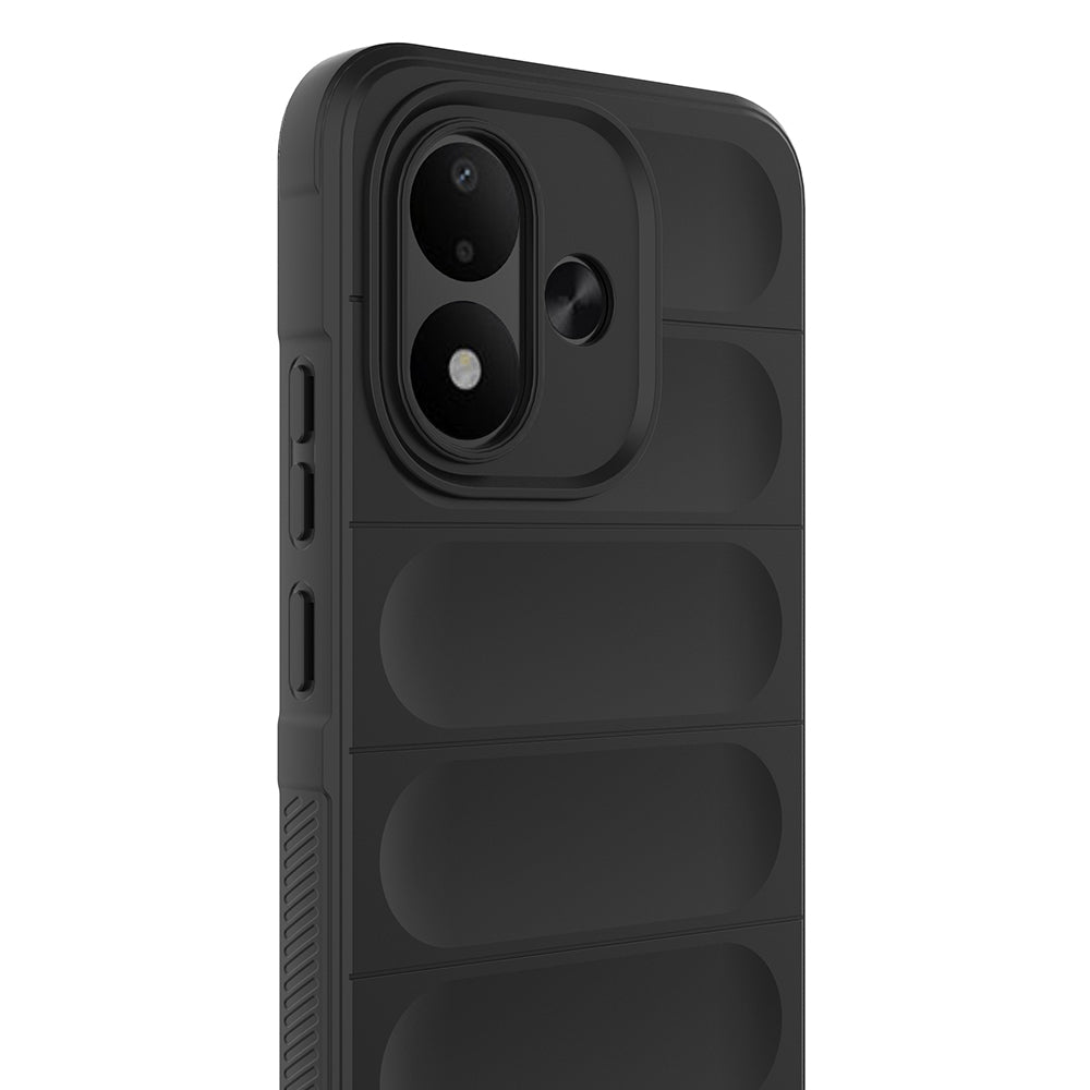 Xiaomi Redmi Note 17 Kılıf Esnek TPU Oyuklu Arka Yüzey Tasarımlı Zore Etnik Silikon Kapak