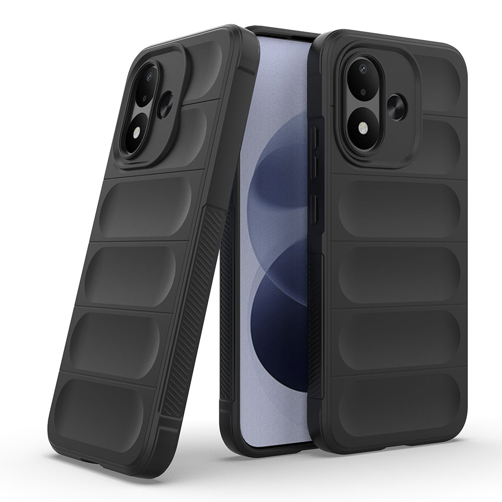 Xiaomi Redmi Note 17 Kılıf Esnek TPU Oyuklu Arka Yüzey Tasarımlı Zore Etnik Silikon Kapak