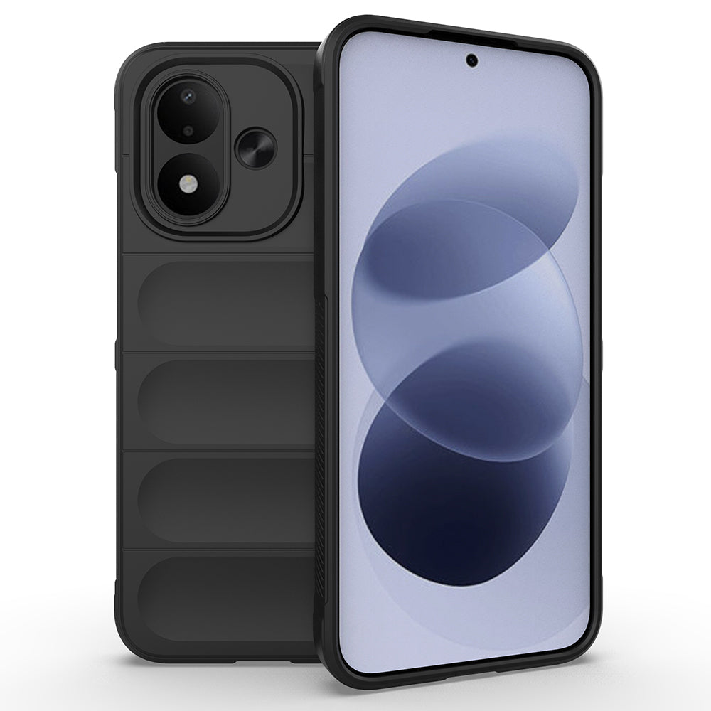 Xiaomi Redmi Note 17 Kılıf Esnek TPU Oyuklu Arka Yüzey Tasarımlı Zore Etnik Silikon Kapak