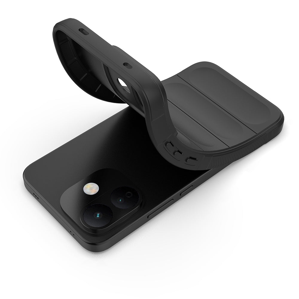 Xiaomi Redmi Note 17 Pro Kılıf Esnek TPU Oyuklu Arka Yüzey Tasarımlı Zore Etnik Silikon Kapak
