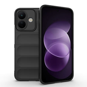 Xiaomi Redmi Note 17 Pro Kılıf Esnek TPU Oyuklu Arka Yüzey Tasarımlı Zore Etnik Silikon Kapak