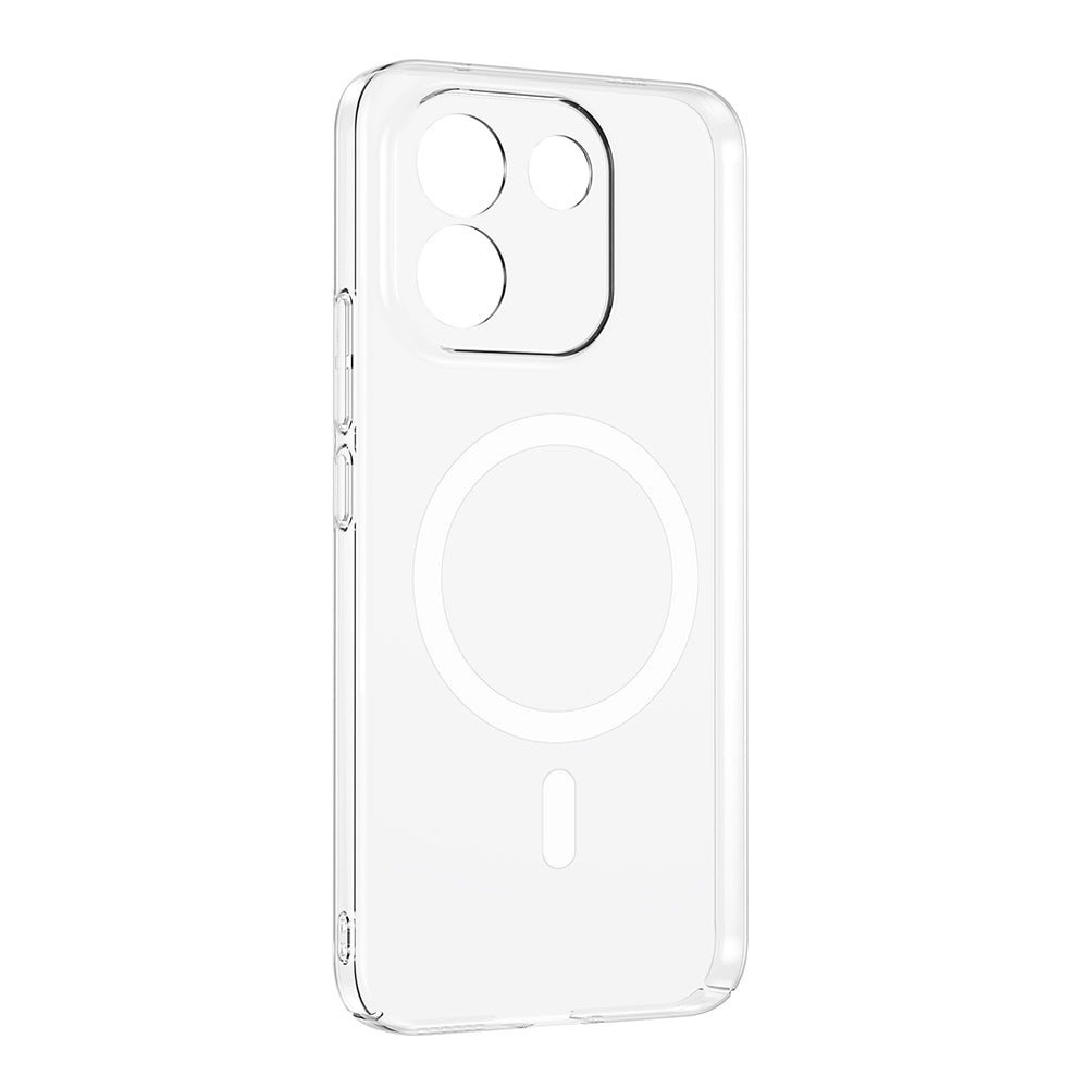 Xiaomi Redmi Note 17 Pro Max Kamera Korumalı M-Safe Şarj Özellikli Şeffaf Zore London Sert PC Kapak