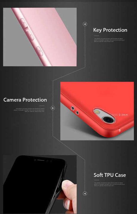 Xiaomi Redmi Note 5A Kılıf Zore İmax Silikon Kamera Korumalı