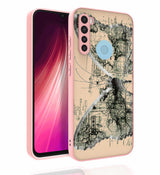 Xiaomi Redmi Note 8 Kılıf Desenli Kamera Korumalı Parlak Zore Nora Kapak