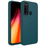 Xiaomi Redmi Note 8 Kılıf Metal Çerçeve ve Buton Tasarımlı Silikon Zore Luna Kapak