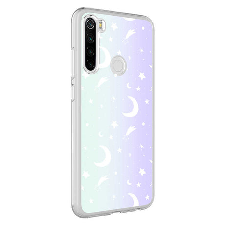 Xiaomi Redmi Note 8 Kılıf Zore M-Blue Desenli Kapak