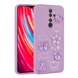 Xiaomi Redmi Note 8 Pro Kılıf Kabartma Figürlü Parlak Zore Toys Silikon Kapak