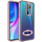 Xiaomi Redmi Note 8 Pro Kılıf Kamera Korumalı Logo Gösteren Zore Omega Kapak