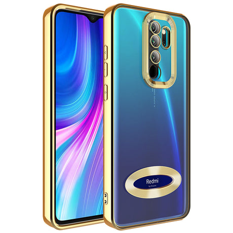 Xiaomi Redmi Note 8 Pro Kılıf Kamera Korumalı Logo Gösteren Zore Omega Kapak