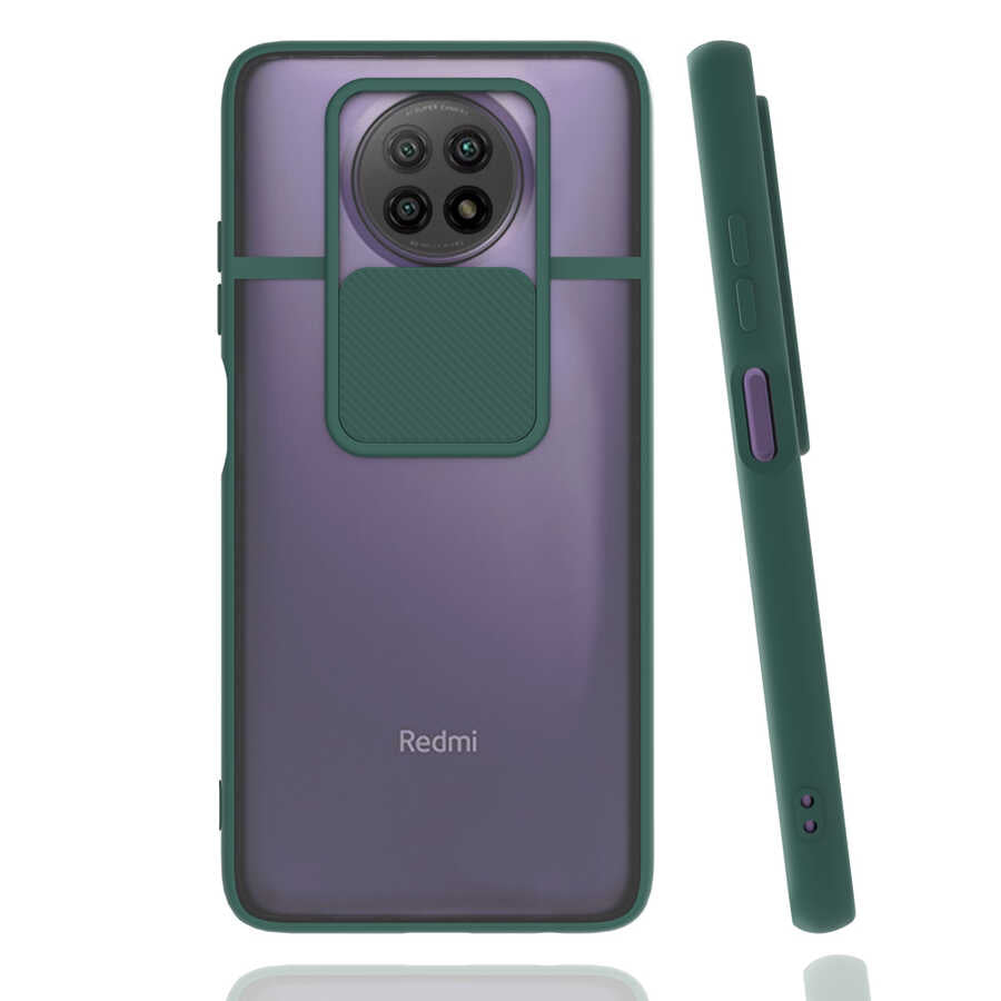 Xiaomi Redmi Note 9 5G Kılıf Zore Lensi Kapak