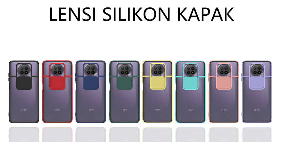Xiaomi Redmi Note 9 5G Kılıf Zore Lensi Kapak