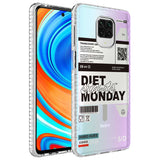 Xiaomi Redmi Note 9S Kılıf Airbag Kenarlı Renkli Desenli Silikon Zore Elegans Kapak
