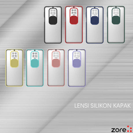 Xiaomi Redmi Note 9S Kılıf Zore Lensi Kapak