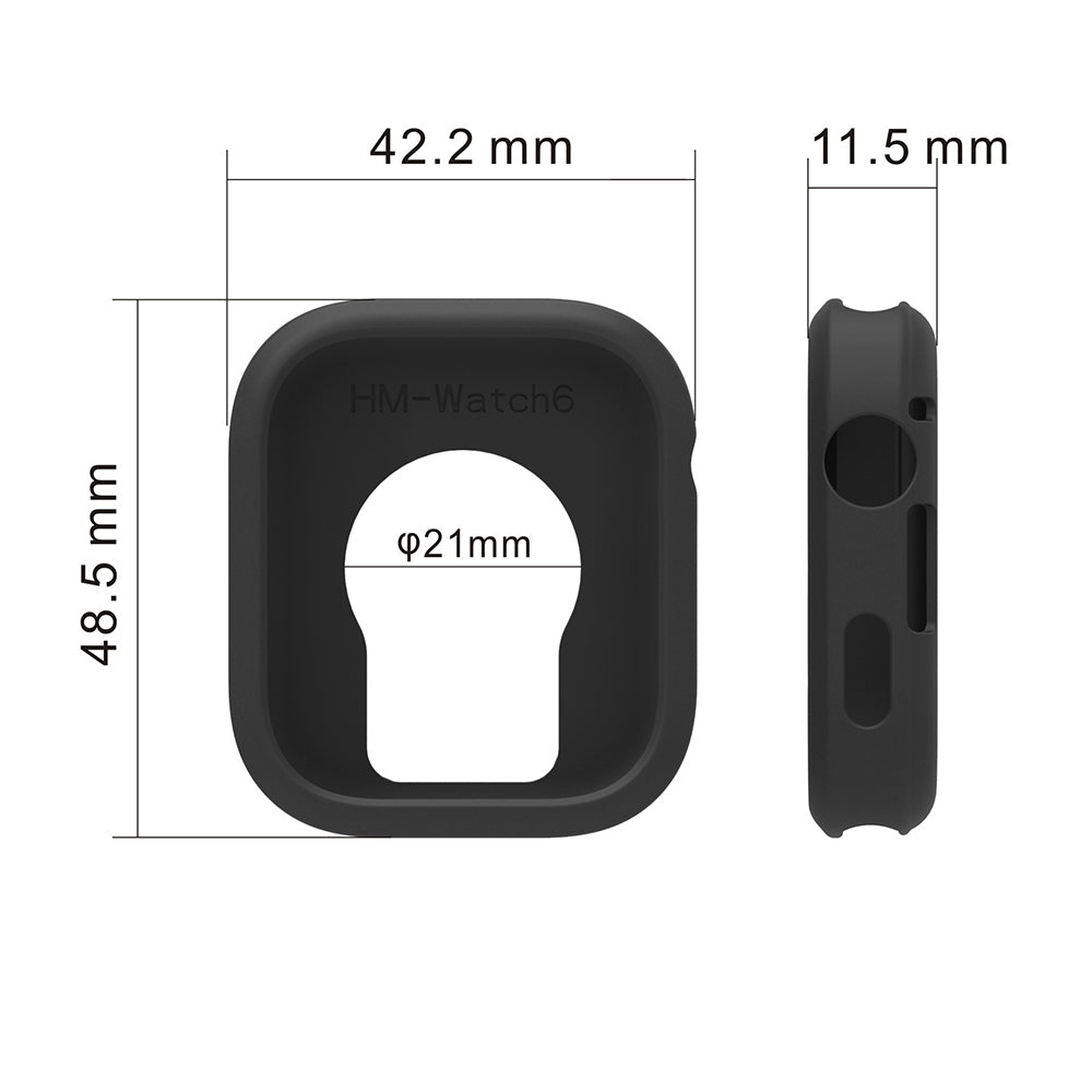 Xiaomi Redmi Watch 6 Yumuşak TPU Silikon Kasa Koruyucu Zore Watch Gard 41