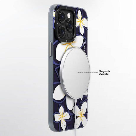 Apple iPhone 15 Pro Max Kılıf M-safe Şarj Özellikli Sunshine Tasarımlı Youngkit Smile Serisi Kapak