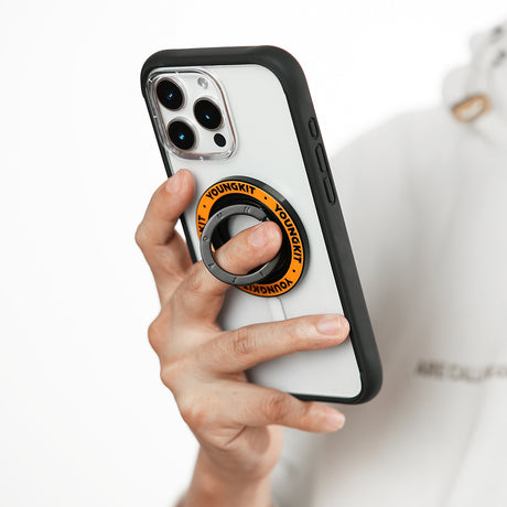Youngkit Magnetik 360 Derece Dönebilen Double Ring Serisi Parmak Ring Stand