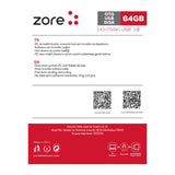 Zore 3.0 Lightning Metal OTG 64 GB