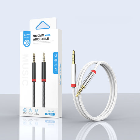 Zore AU-707 Örgü Tasarımlı Aux Audio Kablo 3.5mm 1m