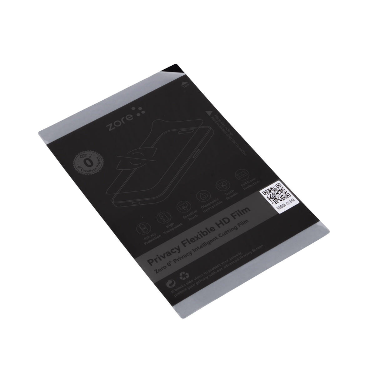 Zore Basic Model TPU Privacy Hayalet Ekran Koruyucu 196mm x 125mm 50 Adet