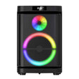 Zore GD-1019 Dijital LED Göstergeli Çift Mikrofonlu RGB TWS 10 inç Stereo Bass Kablosuz Karaoke Hoparlör