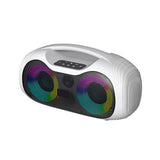 Zore GD-2403 Mikrofonlu RGB TWS Çift 4 inç Stereo Bass Kablosuz Karaoke Hoparlör