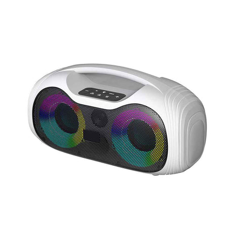 Zore GD-2403 Mikrofonlu RGB TWS Çift 4 inç Stereo Bass Kablosuz Karaoke Hoparlör