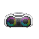 Zore GD-2403 Mikrofonlu RGB TWS Çift 4 inç Stereo Bass Kablosuz Karaoke Hoparlör