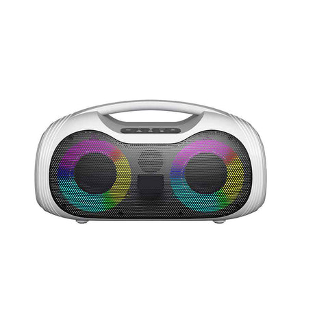 Zore GD-2403 Mikrofonlu RGB TWS Çift 4 inç Stereo Bass Kablosuz Karaoke Hoparlör