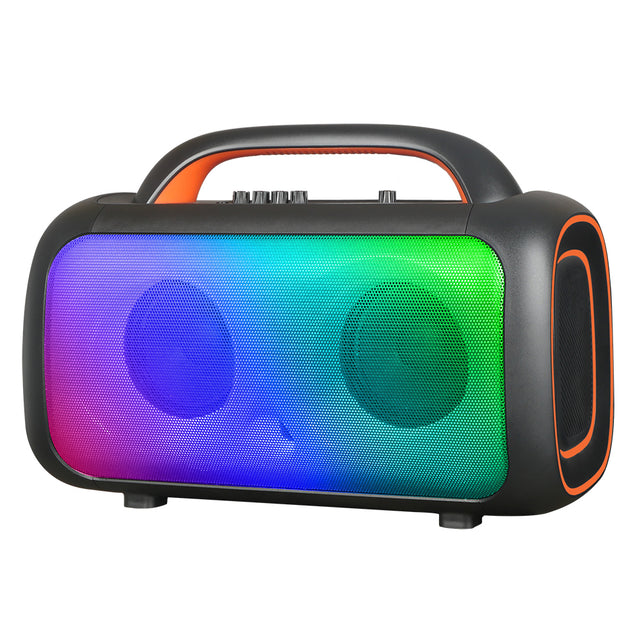 Zore GD-2609 Dijital LED Göstergeli Mikrofonlu RGB TWS Çift 5 inç Stereo Bass Kablosuz Karaoke Hoparlör